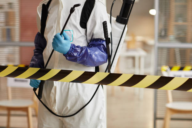 Professional Sewage Cleanup technician working in Winterville, NC